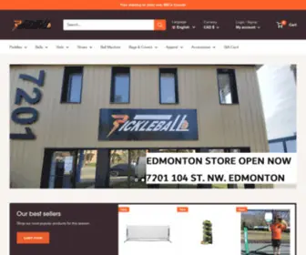 PickleballsuperStore.ca(Pickleball Superstore) Screenshot