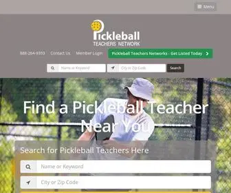 Pickleballteachers.com(Pickleball Teachers Network) Screenshot