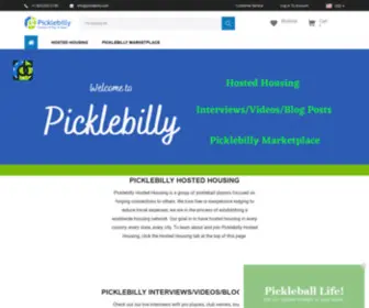 Picklebilly.com(Picklebilly Hosted Housing) Screenshot