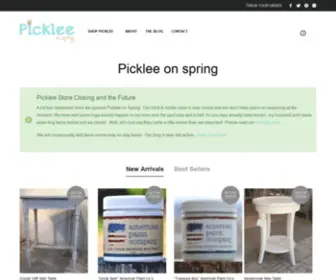 Pickleeonspring.com(Picklee on Spring) Screenshot