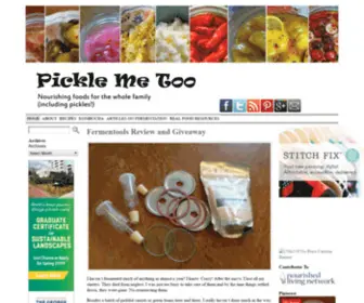 Picklemetoo.com(Pickle Me Too) Screenshot