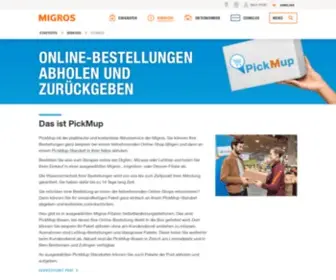 Pickmup.ch(Migros) Screenshot