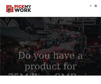 Pickmywork.com(Pick My Work) Screenshot