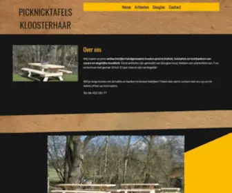 Picknicktafelskloosterhaar.nl(picknicktafelskloosterhaar) Screenshot