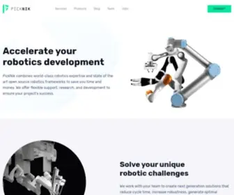 Picknik.ai(PickNik Robotics Software R&D) Screenshot