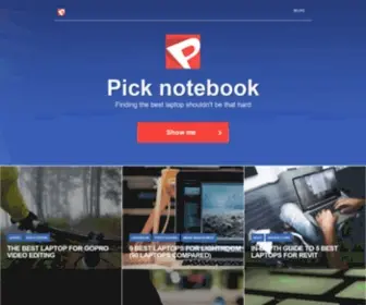 Picknotebook.com(Find the best laptop) Screenshot