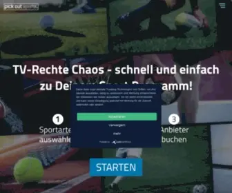 Pickoutsports.de(Pick out sports) Screenshot