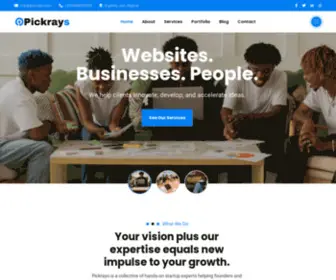 Pickrays.com(Home) Screenshot