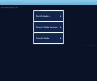 Pickthestrings.com(Pickthestrings) Screenshot