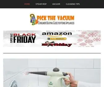 Pickthevacuum.com(Pick The Vacuum) Screenshot