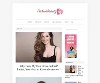 Pickupbeauty.com(Beauty, Makeup And Skincare Tricks Blog) Screenshot