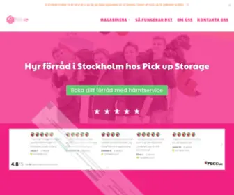 Pickupstorage.se(Hyra Förråd Stockholm) Screenshot