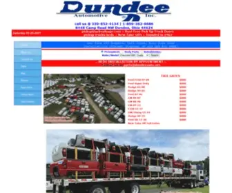 Pickuptrucksalvage.com(Dundee Automotive) Screenshot