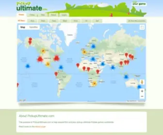 Pickupultimate.com(Find Ultimate Games Worldwide) Screenshot