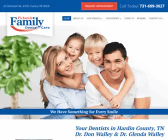 Pickwickfamilydentalcare.com(Dentist in Hardin County) Screenshot