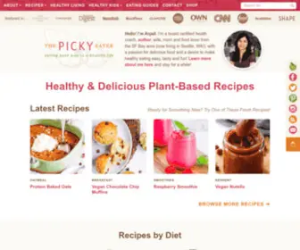 Pickyeaterblog.com(Healthy & Delicious Plant) Screenshot