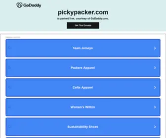 Pickypacker.com(Pickypacker) Screenshot