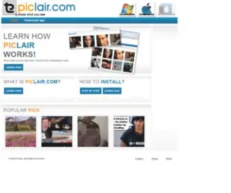 Piclair.com(Piclair) Screenshot