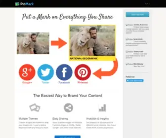 Picmark.co(Watermark Your Images Before Sharing) Screenshot