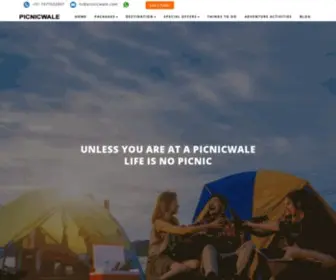 Picnicwale.com(India's Best Travel Company With Domestic & International Tour Packages) Screenshot