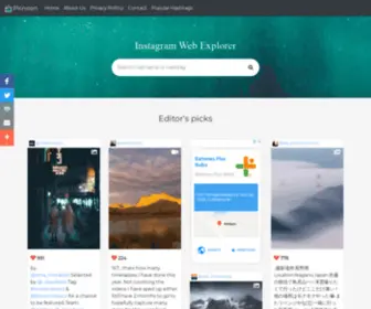 Picnoon.com(Fast Instagram Explorer) Screenshot