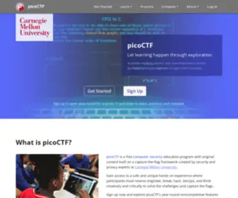 Picoctf.net(CMU Cybersecurity Competition) Screenshot