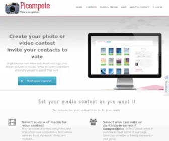 Picomp.it(Create online photos and videos contest) Screenshot