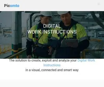 Picomto.com(Digitalisez vos opérations et instructions de travail) Screenshot