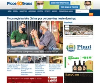 Picos40Graus.com.br(Picos 40 Graus) Screenshot