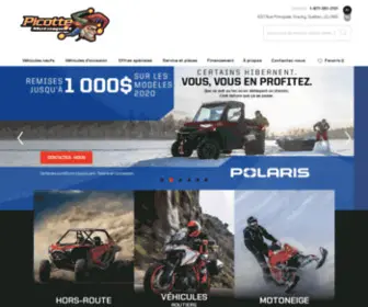 Picottemotosport.com(Picotte Motosport) Screenshot