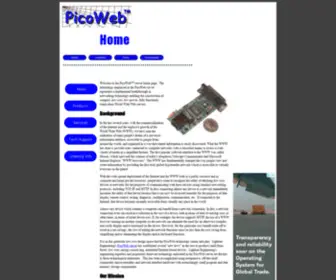 Picoweb.net(PicoWeb Home) Screenshot