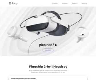 Picoxr.com(PICO Virtual Reality) Screenshot