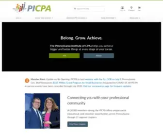 PicPa.org(The pennsylvania institute of certified public accountants (picpa)) Screenshot