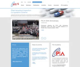 Picscheme.org(Pharmaceutical Inspection Co) Screenshot