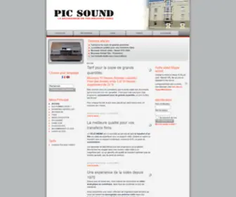 Picsound.be(Copier vos films 8mm et Super8 ou les anciens formats vidéo sur DVD) Screenshot