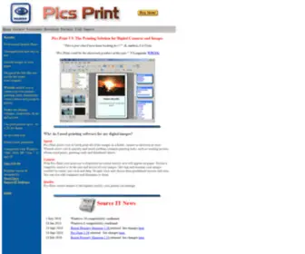 Picsprint.com(Pics Print:  Photo printing software for windows) Screenshot