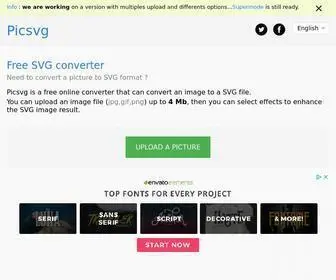 Picsvg.com(Free SVG Converter) Screenshot