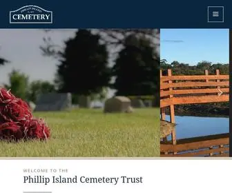 Pict.org.au(Phillip Island Cemetery Trust) Screenshot