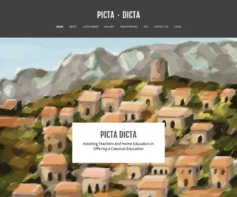 Pictadicta.com(Picta Dicta) Screenshot