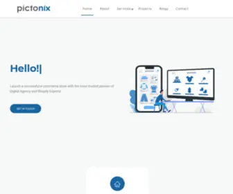 Pictonix.co(ECommerce Website Designers) Screenshot