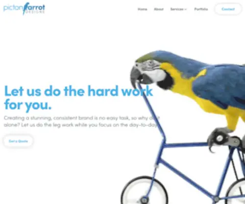 Pictonparrot.com.au(Graphic and Web Design Drouin) Screenshot