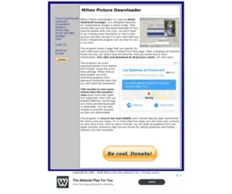 Picturedownloader.net(Mihov Picture Downloader) Screenshot