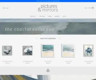 Picturesandmirrors.com(Pictures & mirrors) Screenshot