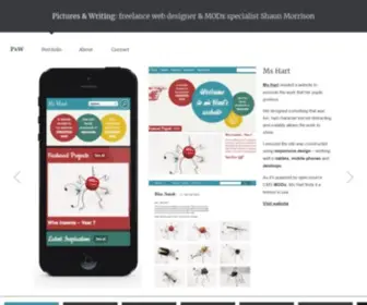 Picturesandwriting.com(Shaun Morrison) Screenshot