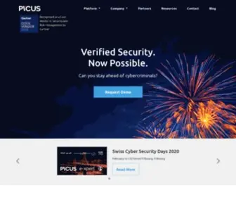 Picussecurity.com(Picus Security) Screenshot