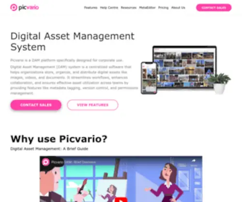 PicVario.com(Blank page) Screenshot