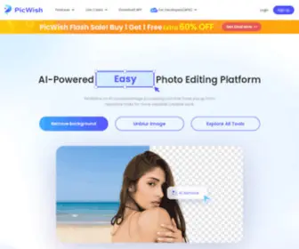 Picwish.com(PicWish AI Photo Editor) Screenshot