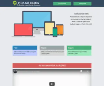 Pidasuremis.com.ar(PIDA SU REMIS) Screenshot