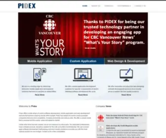 Pidex.ca(Iphone/ipad universal application) Screenshot