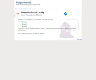 Pidginthemes.com(Pidgin themes) Screenshot